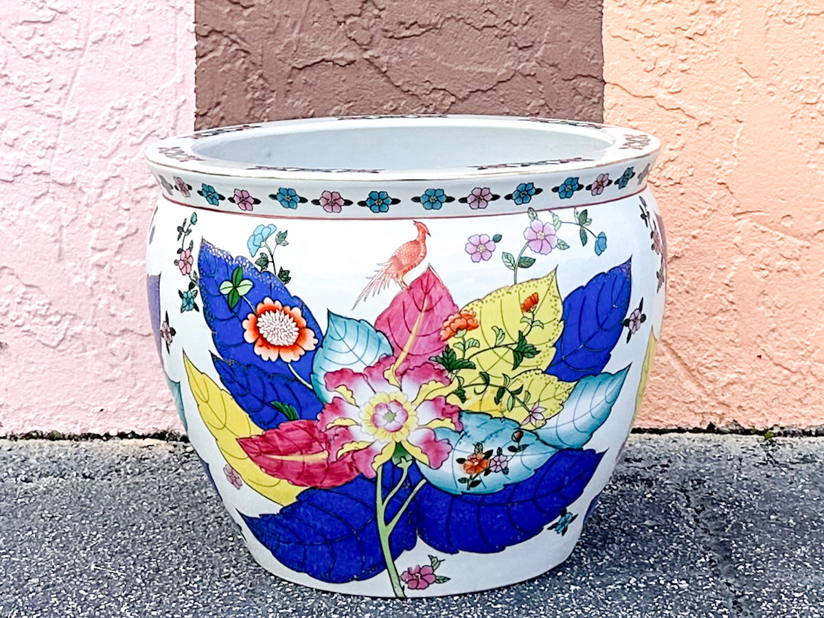 Large Colorful Cachepot