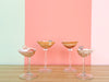 Set of Four Shell Chic Coupes