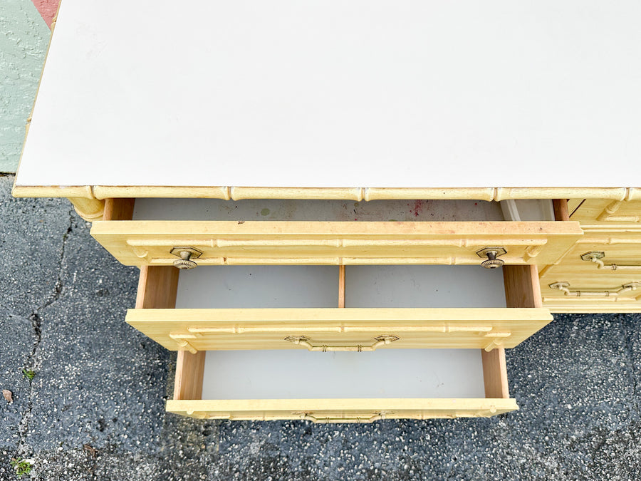 Thomasville Faux Bamboo Dresser