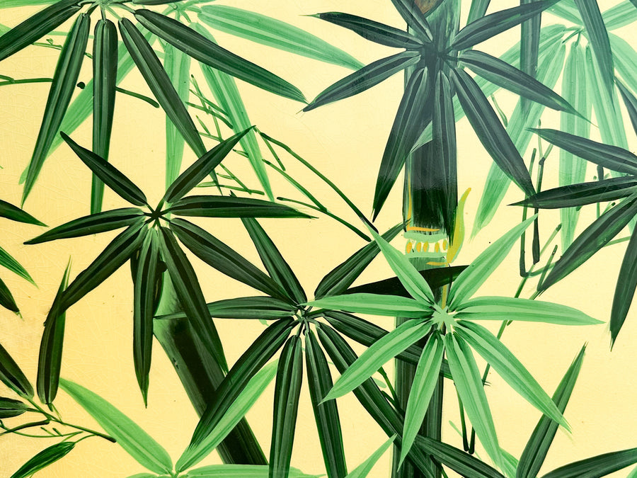 Yellow and Green Chinoiserie Screen