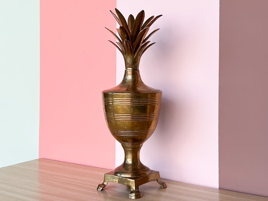 Brass Pineapple Ice Bucket