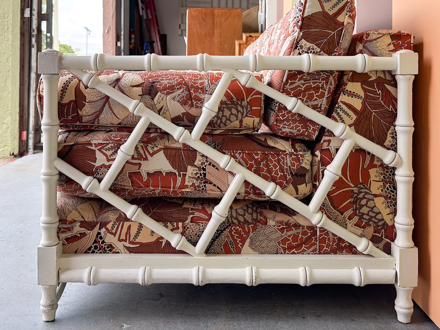 Fab Faux Bamboo Sofa