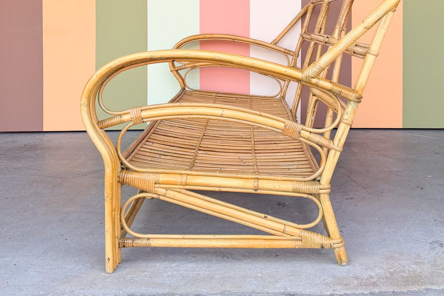Island Chic Rattan Sofa