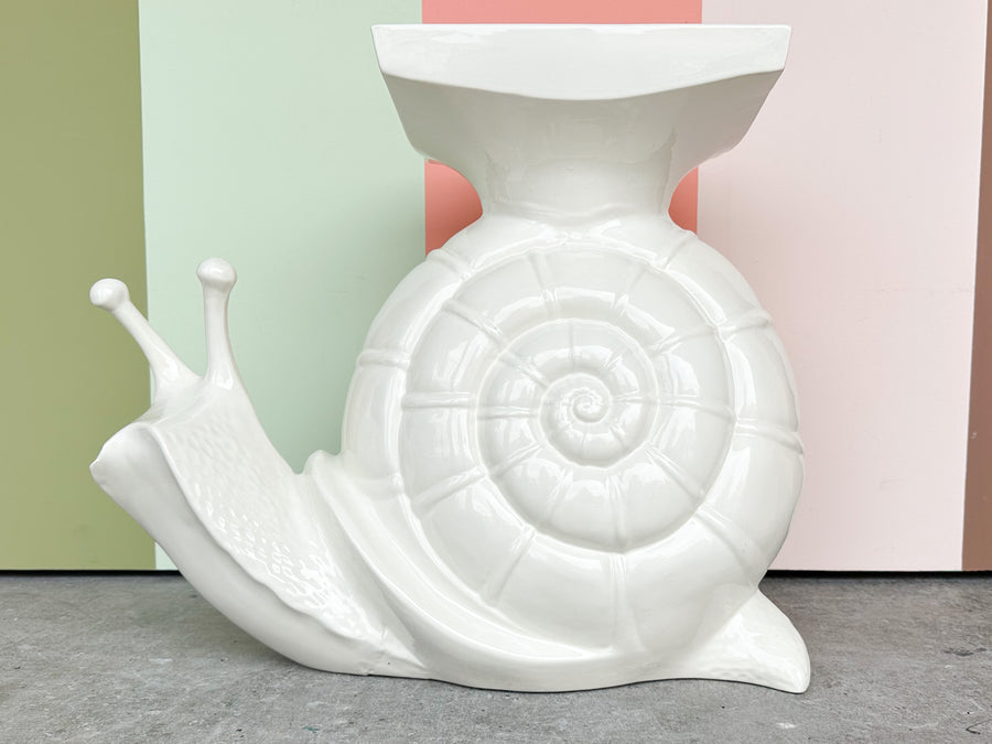Ceramic Snail Garden Seat