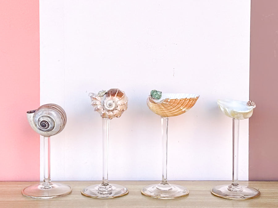 Set of Four Shell Coupes