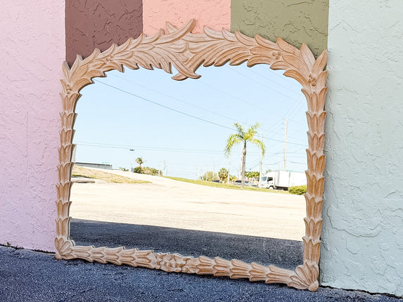 Large Roche Style Leaf and Berry Mirror
