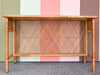 Old Florida Rattan Console