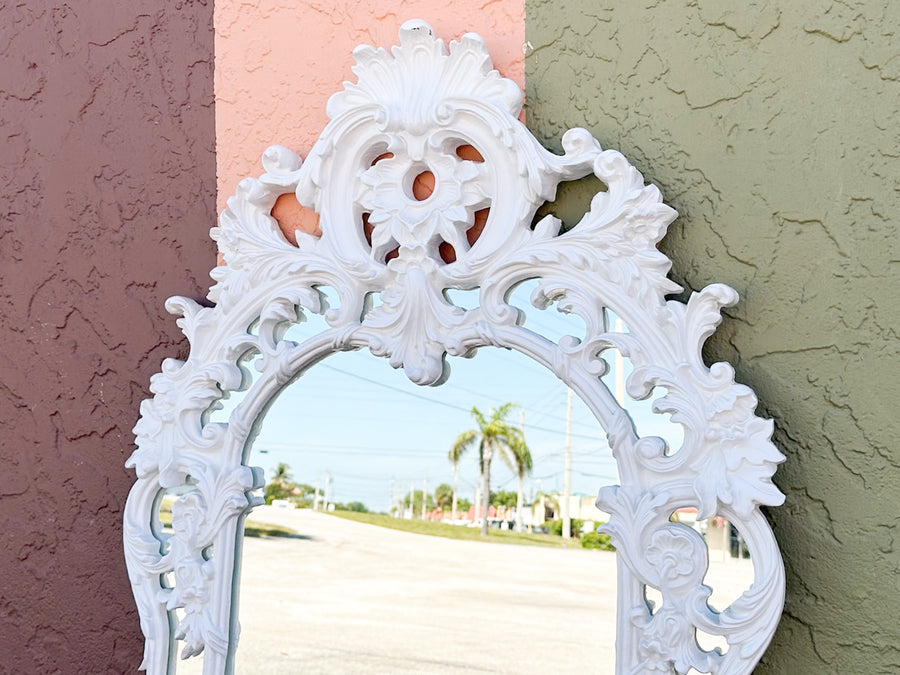 Newly Painted Rococo Style Mirror