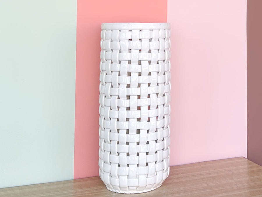 Basket Ceramic Umbrella Stand