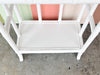 Newly Painted Rattan Bar Cabinet