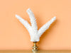 Triple Stag Horn Coral Finial