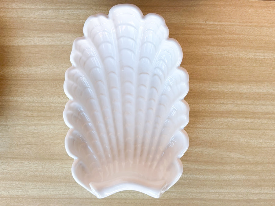 Pair of Kips Bay Show House Palm Beach Chic Shell Plates