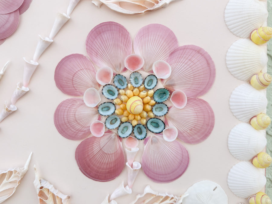 Lavender Flowers Shell Panel