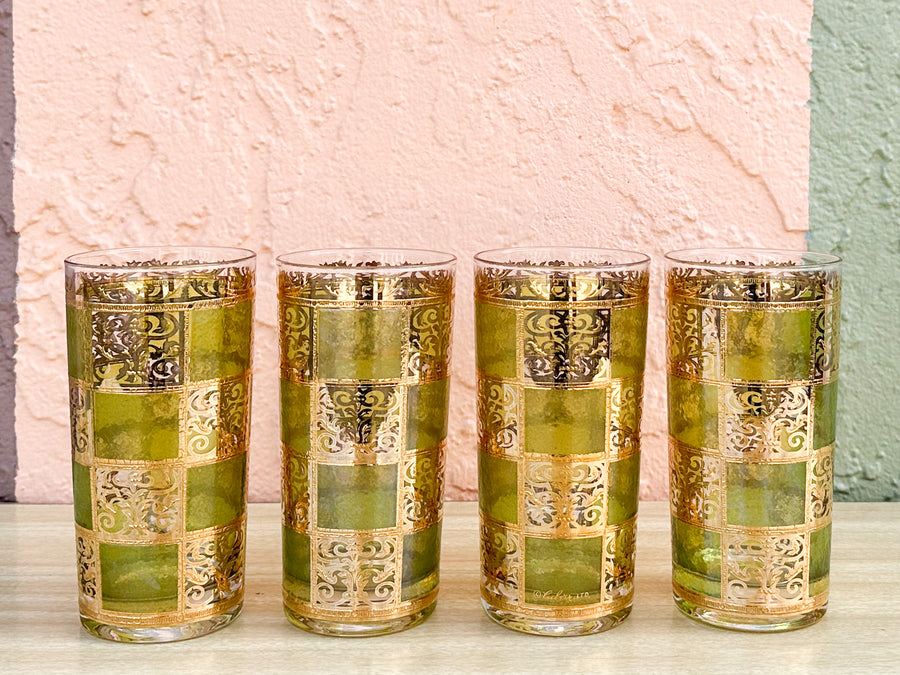 Set of Eight Culver Glassware