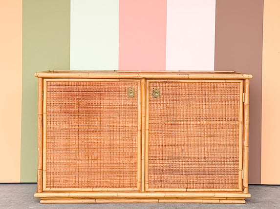 Italian Rattan and Seagrass Server
