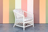 Ficks Reed Rattan Lattice Lounge Chair