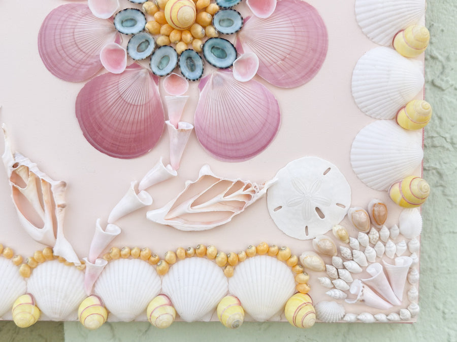 Lavender Flowers Shell Panel