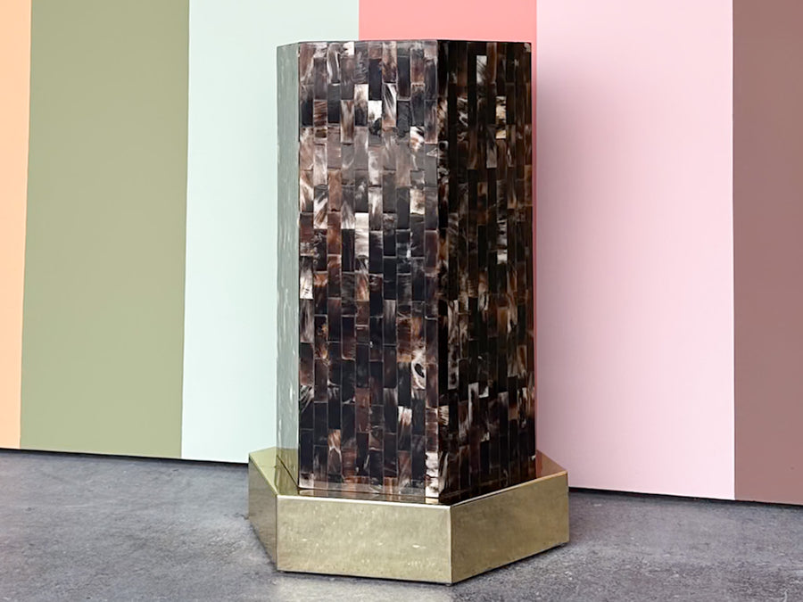Tessellated Tortoiseshell Pedestal
