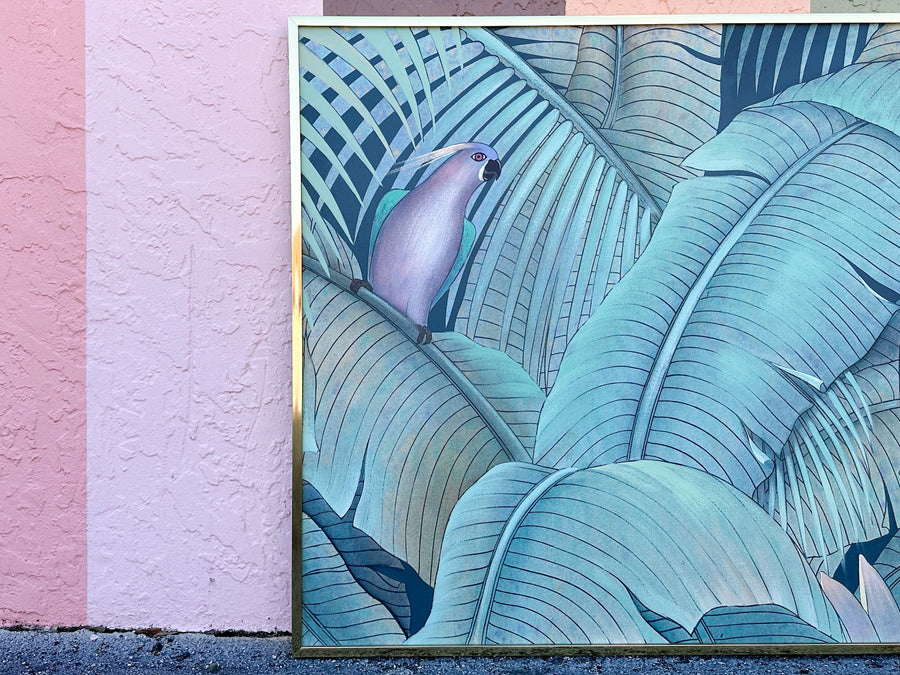 Tropical Parrots Original Art