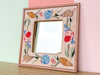 Petite Needlepoint Shell Mirror