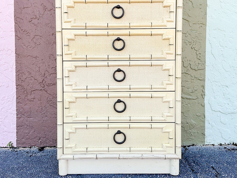 Faux Bamboo Drexel Lingerie Chest