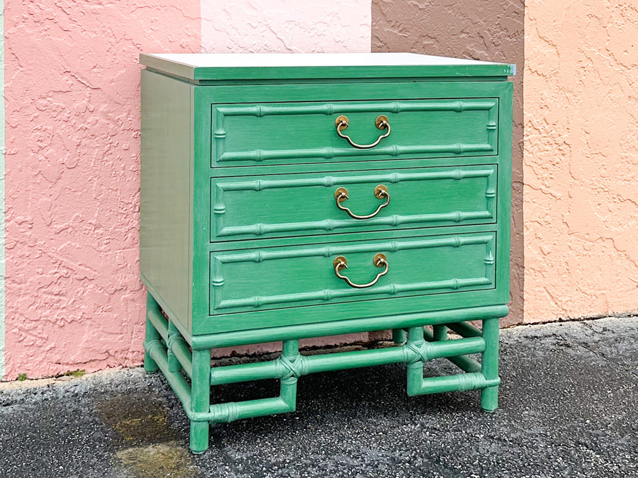 Gorg Green Ficks Reed Nightstand