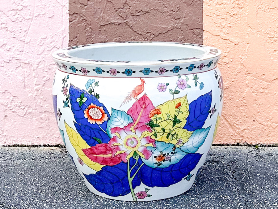 Large Colorful Cachepot