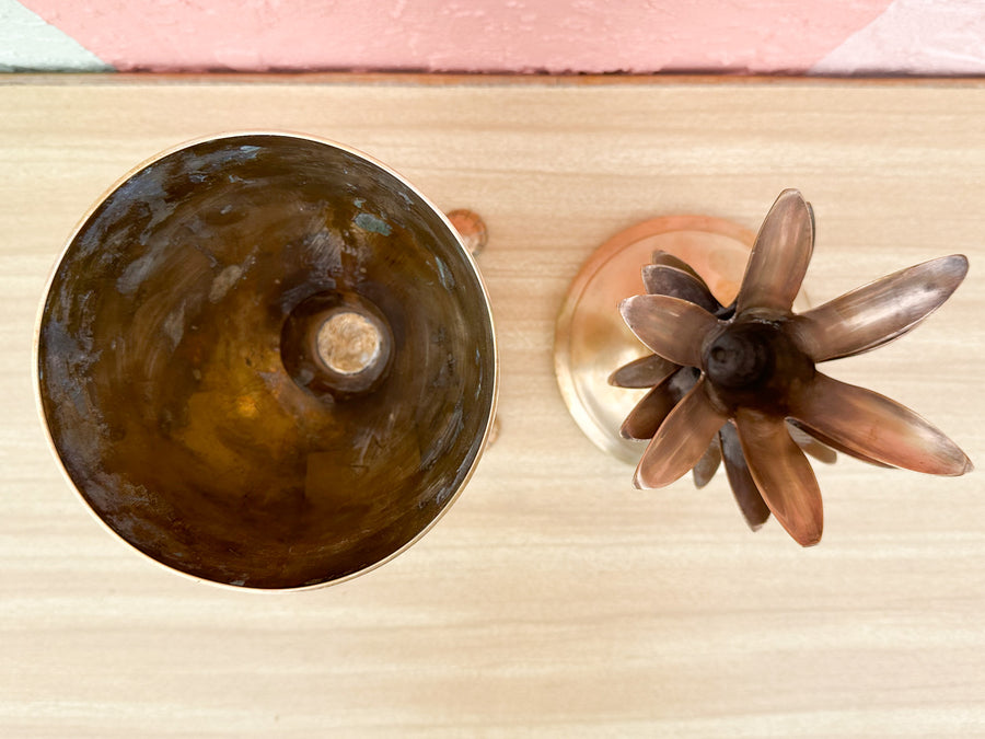 Brass Pineapple Ice Bucket