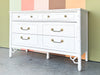 Thomasville Faux Bamboo Double Dresser