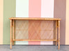 Old Florida Rattan Console