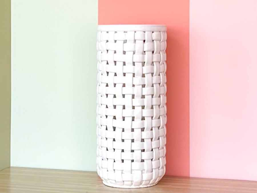 Basket Ceramic Umbrella Stand