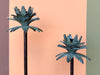 Trio of Palm Tree Candlesticks