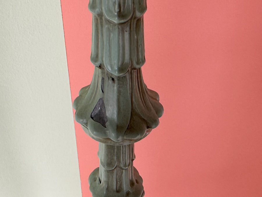 Pair of Huge Quin Yin Chinoiserie Lamps