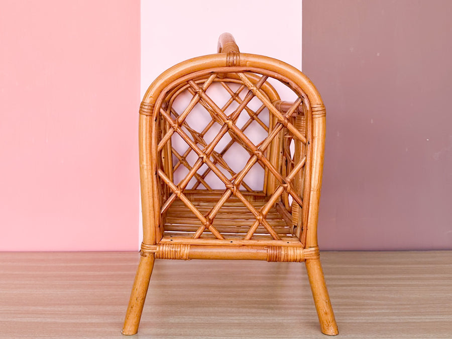 Rattan Magazine Rack