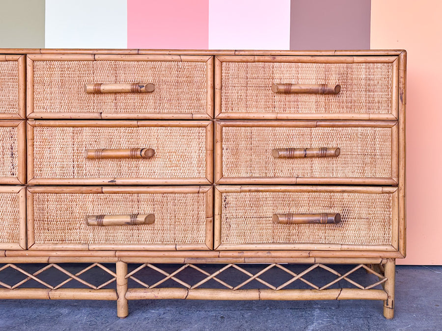 Island Style Rattan Dresser