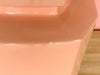 Pair of Coral and Lucite Bauer Lamps