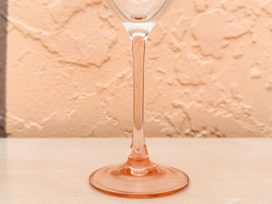 Set of Four Pink Chic Glassware