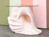Plaster Conch Shell Coffee Table