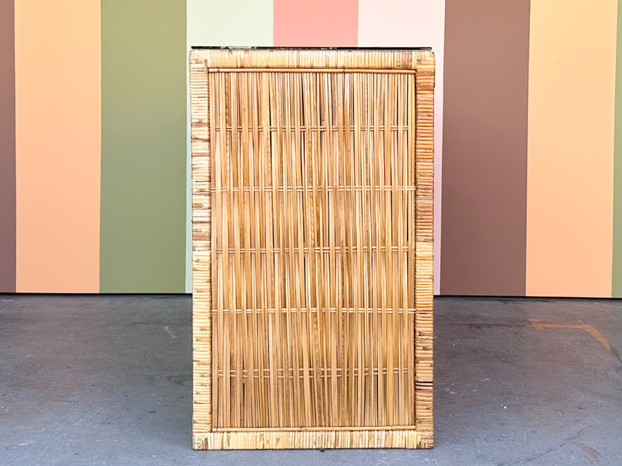 Island Style Rattan Credenza