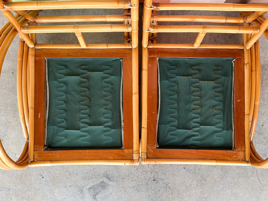 Old Florida Rattan Loveseat