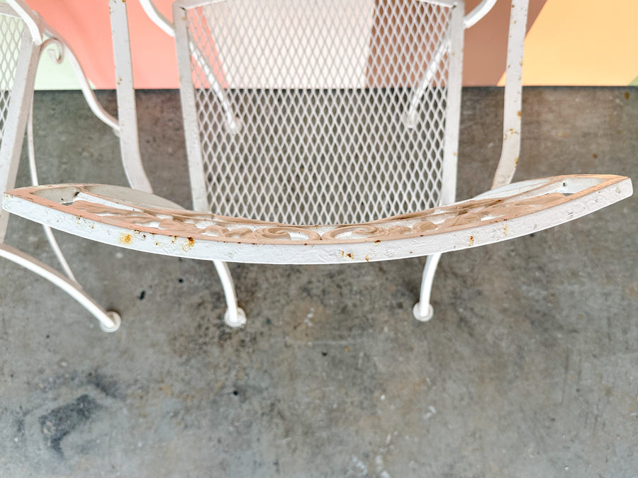 1950s Russell Woodard Wrought Iron Dining Set