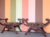 Pair of Regency Style Mahogany X Benches
