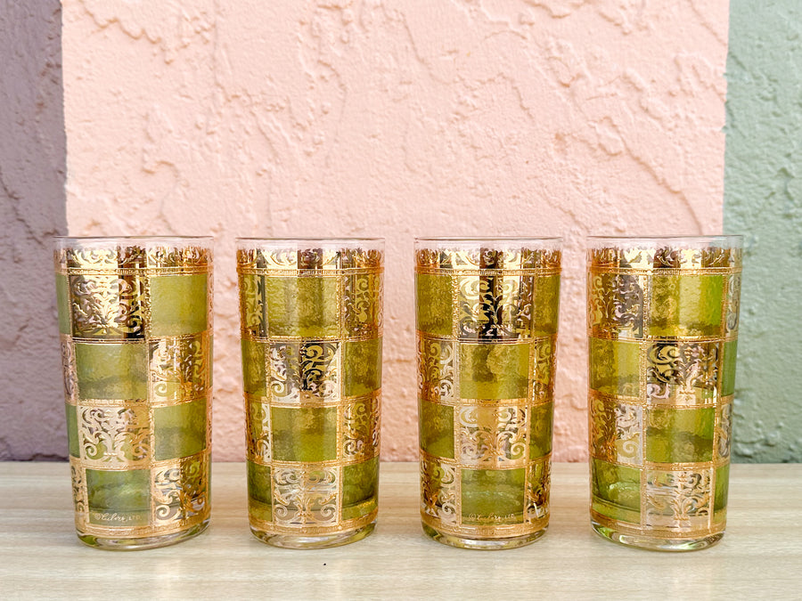Set of Eight Culver Glassware
