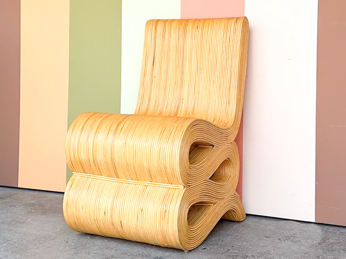 Natural Rattan Snake Chair