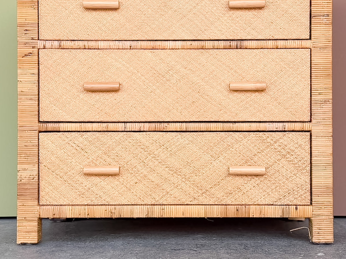 Rattan Wrapped Chest