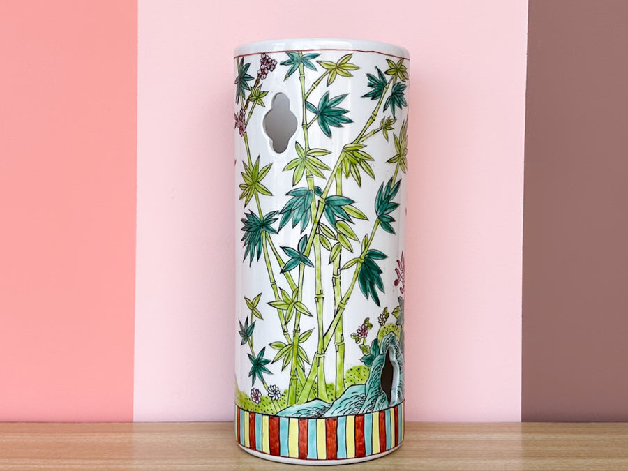 Colorful Chinoiserie Vase