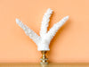 Triple Stag Horn Coral Finial
