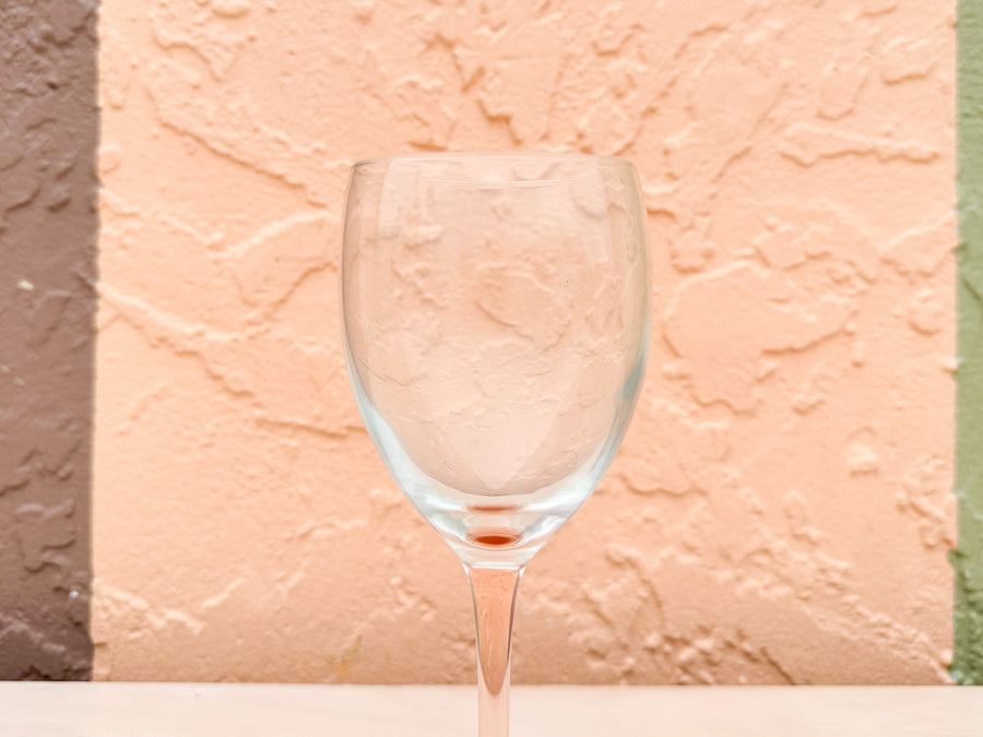 Set of Four Pink Chic Glassware