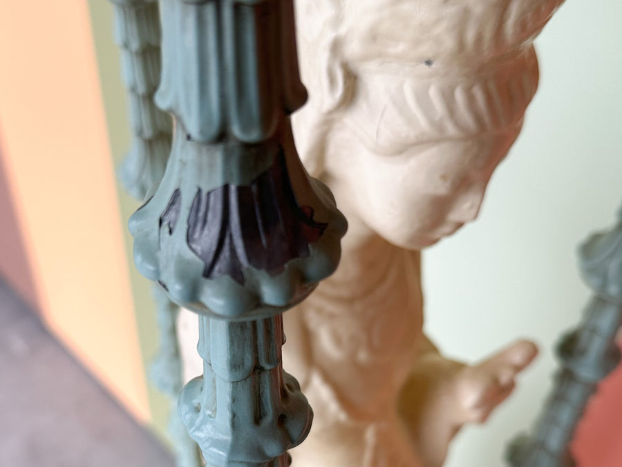 Pair of Huge Quin Yin Chinoiserie Lamps