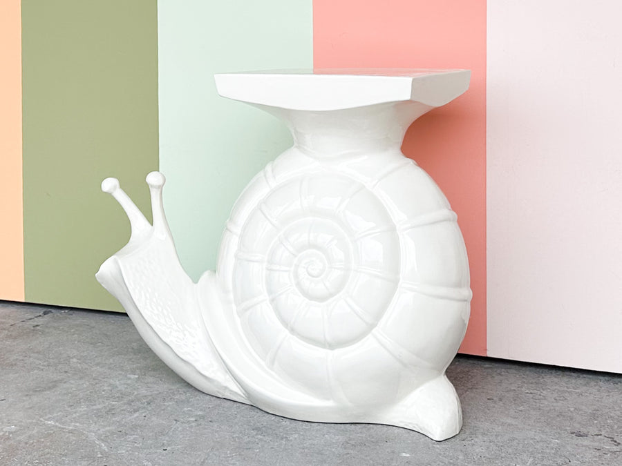 Ceramic Snail Garden Seat